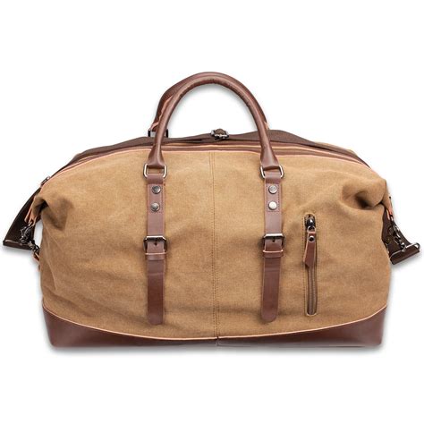 canvas travel duffle bag